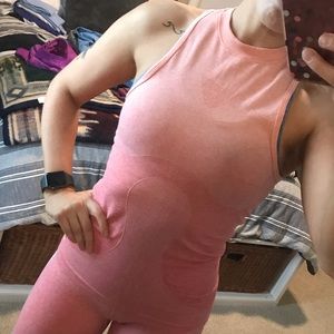 Gymshark peach Ombré tank top
